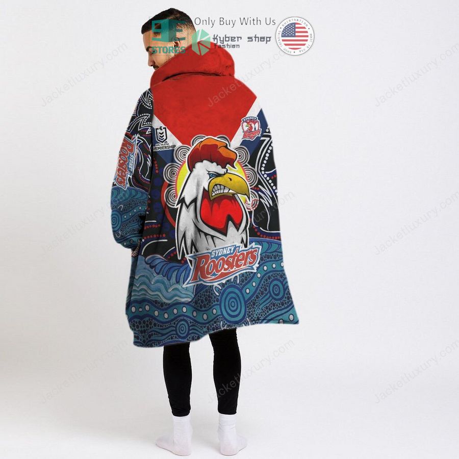 sydney roosters sherpa hooded blanket 2 38756
