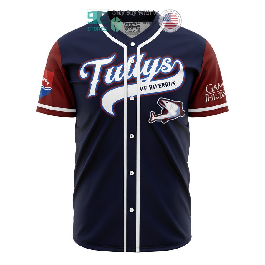 tullys of riverrun game of thrones baseball jersey 2 99189