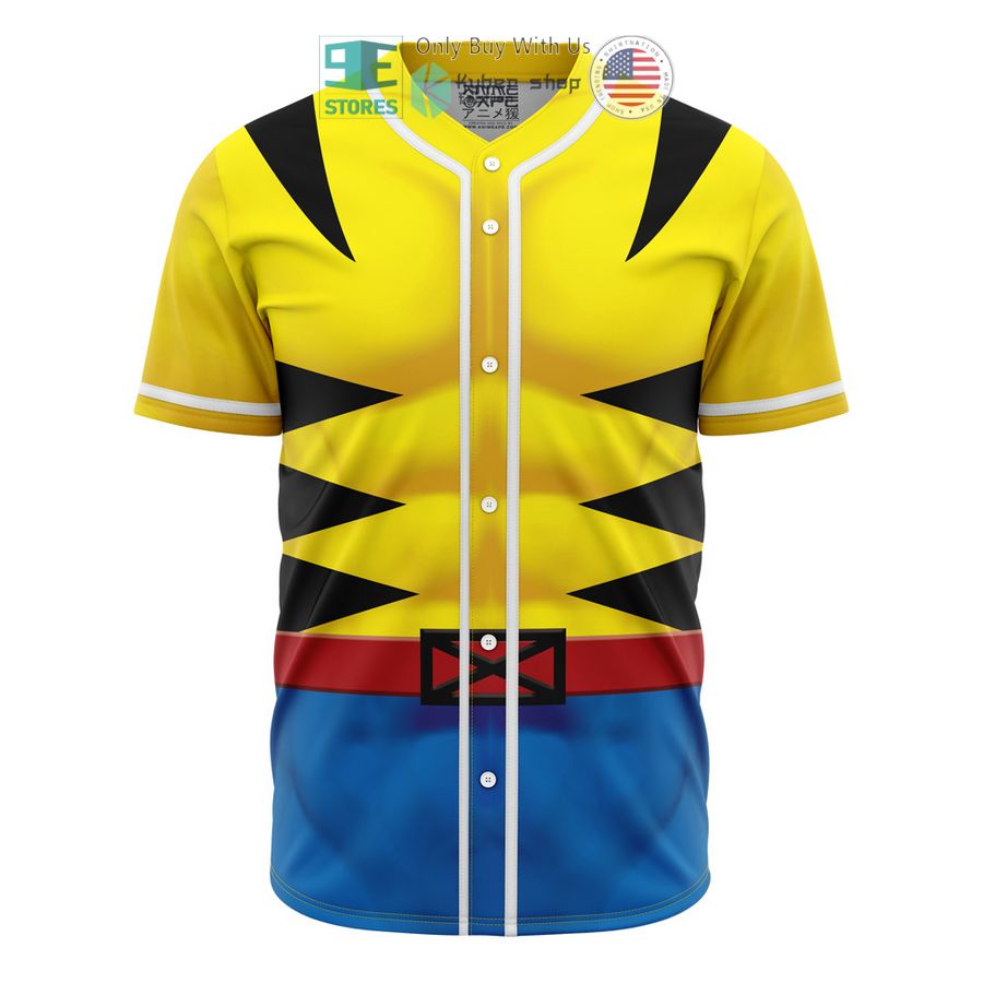 wolverine cosplay marvel baseball jersey 2 53714