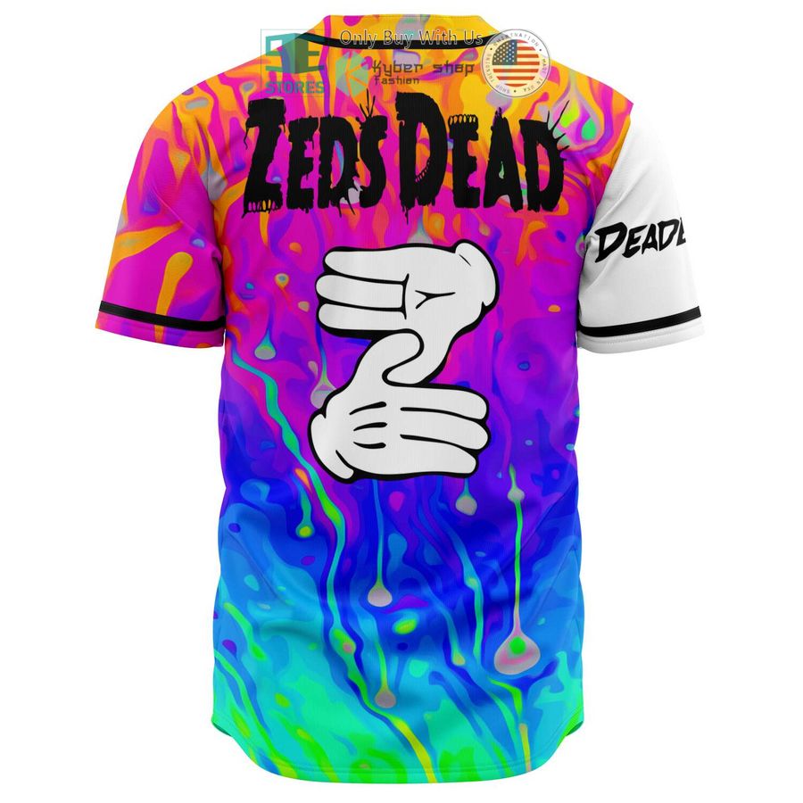 zeds dead z hands white multicolor baseball jersey 2 67035
