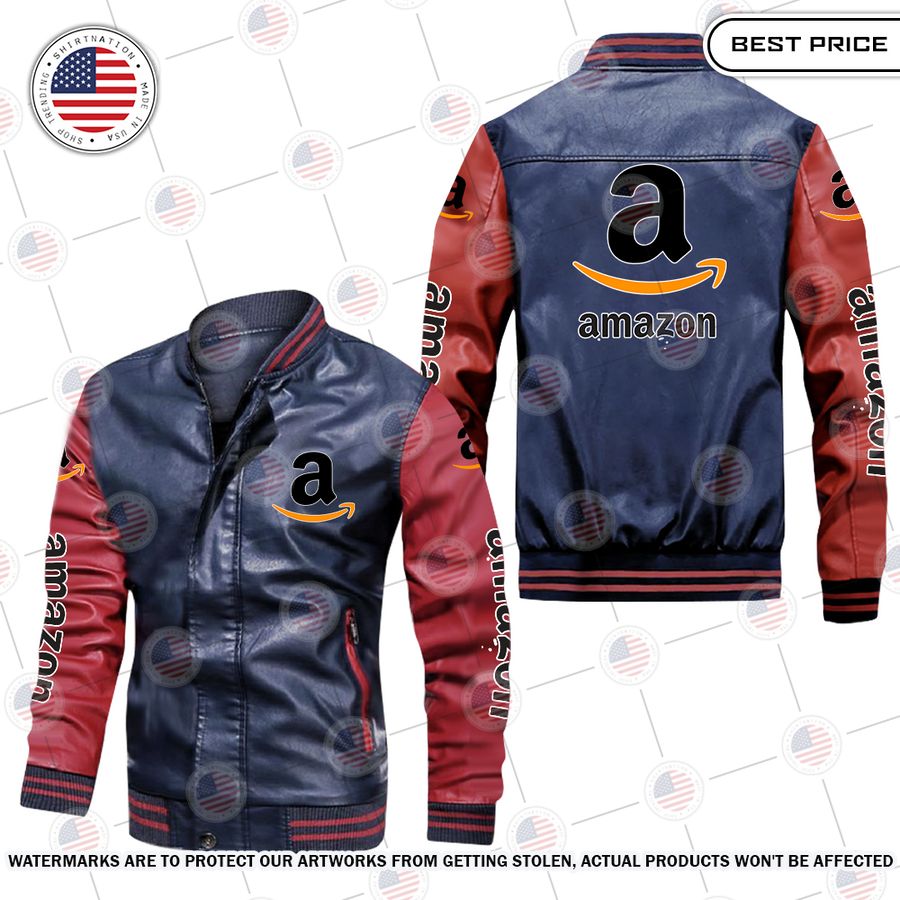 Amazon Leather Bomber Jacket Loving click