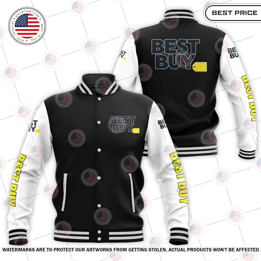 Best Buy Baseball Jacket I am in love with your dress
