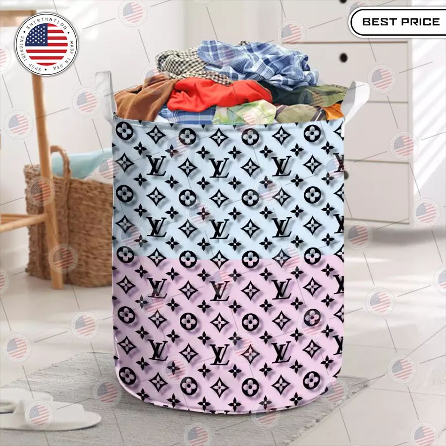 blue pink louis vuitton laundry basket 1 489
