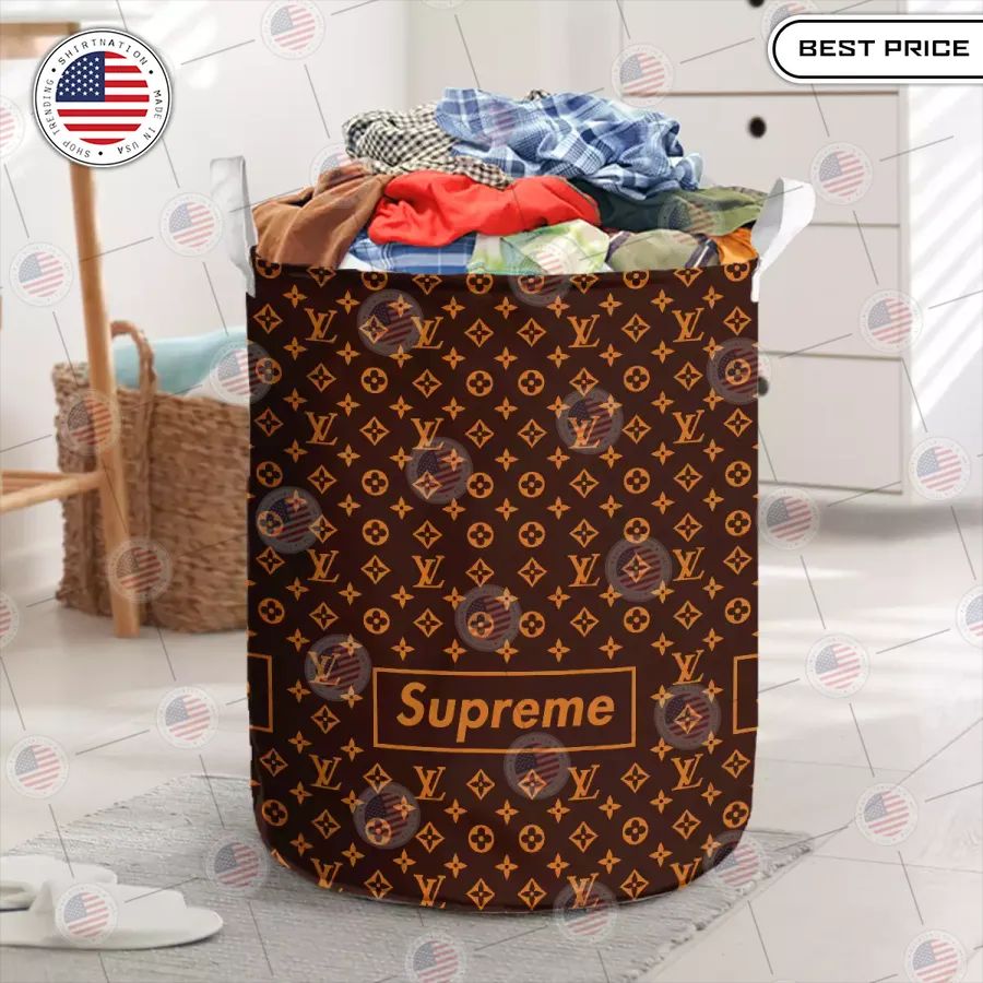 brown supreme louis vuitton laundry basket 1 448