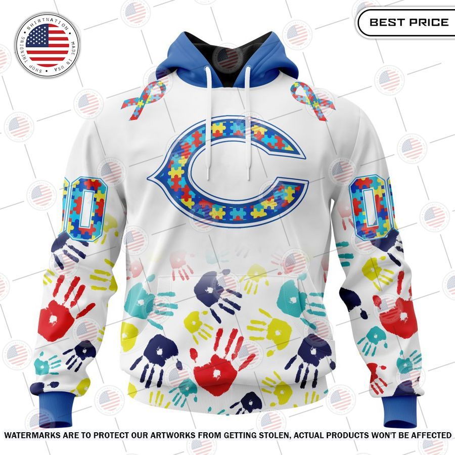 Chicago Bears Special Autism Awareness Design Custom Shirt Best picture ever
