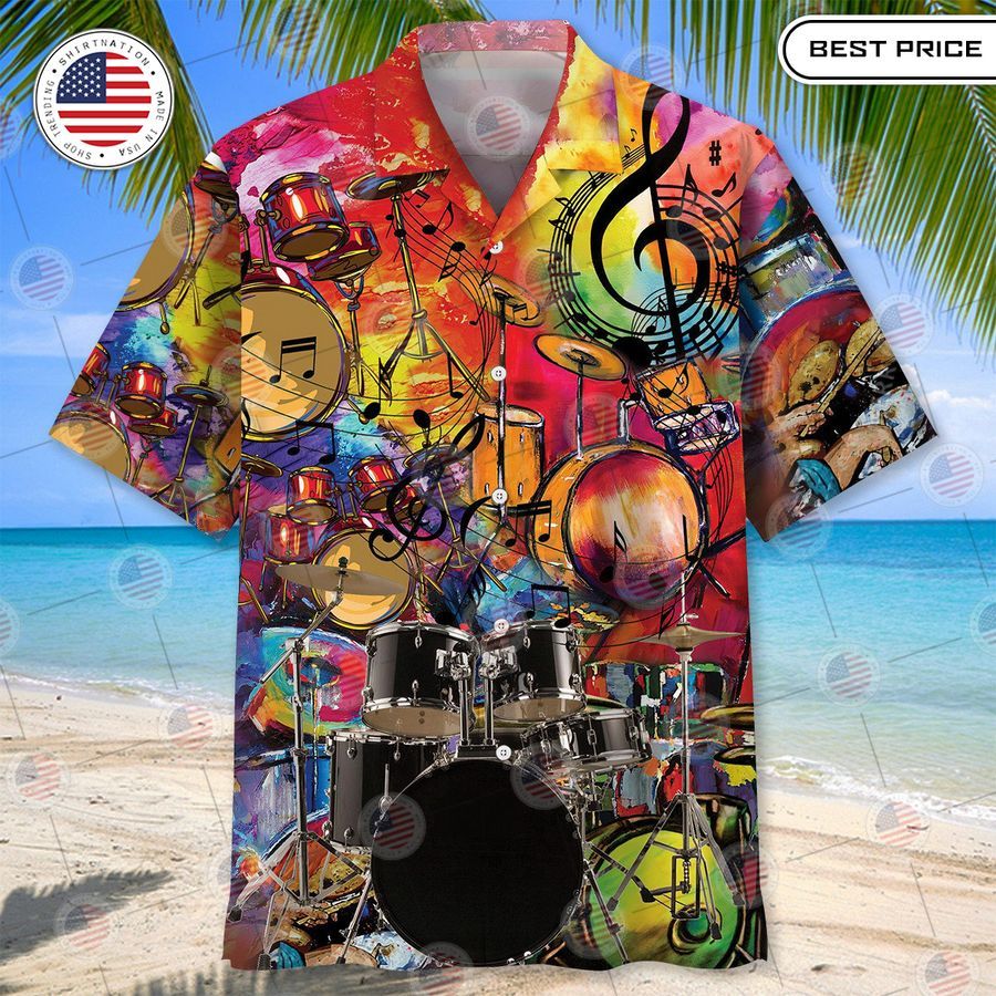 drum color hawaiian shirt 2 620