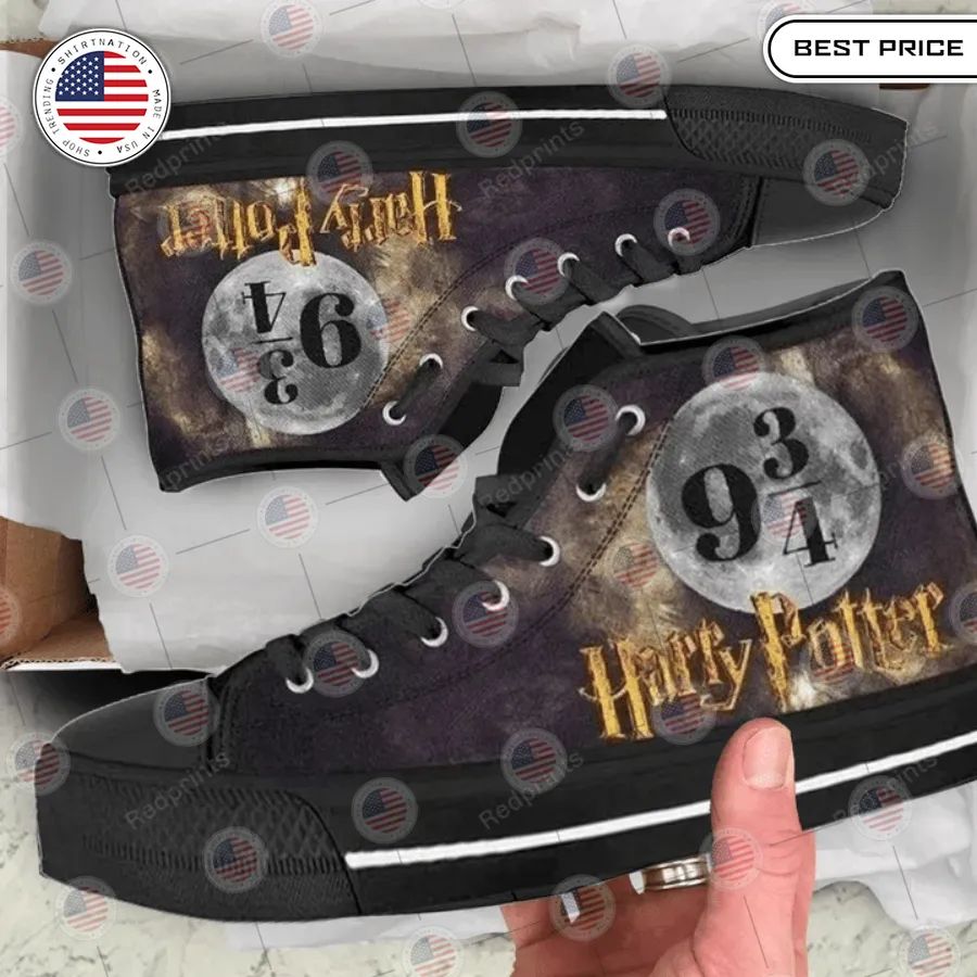 harry potter 9 3 4 high top canvas shoes 2 542