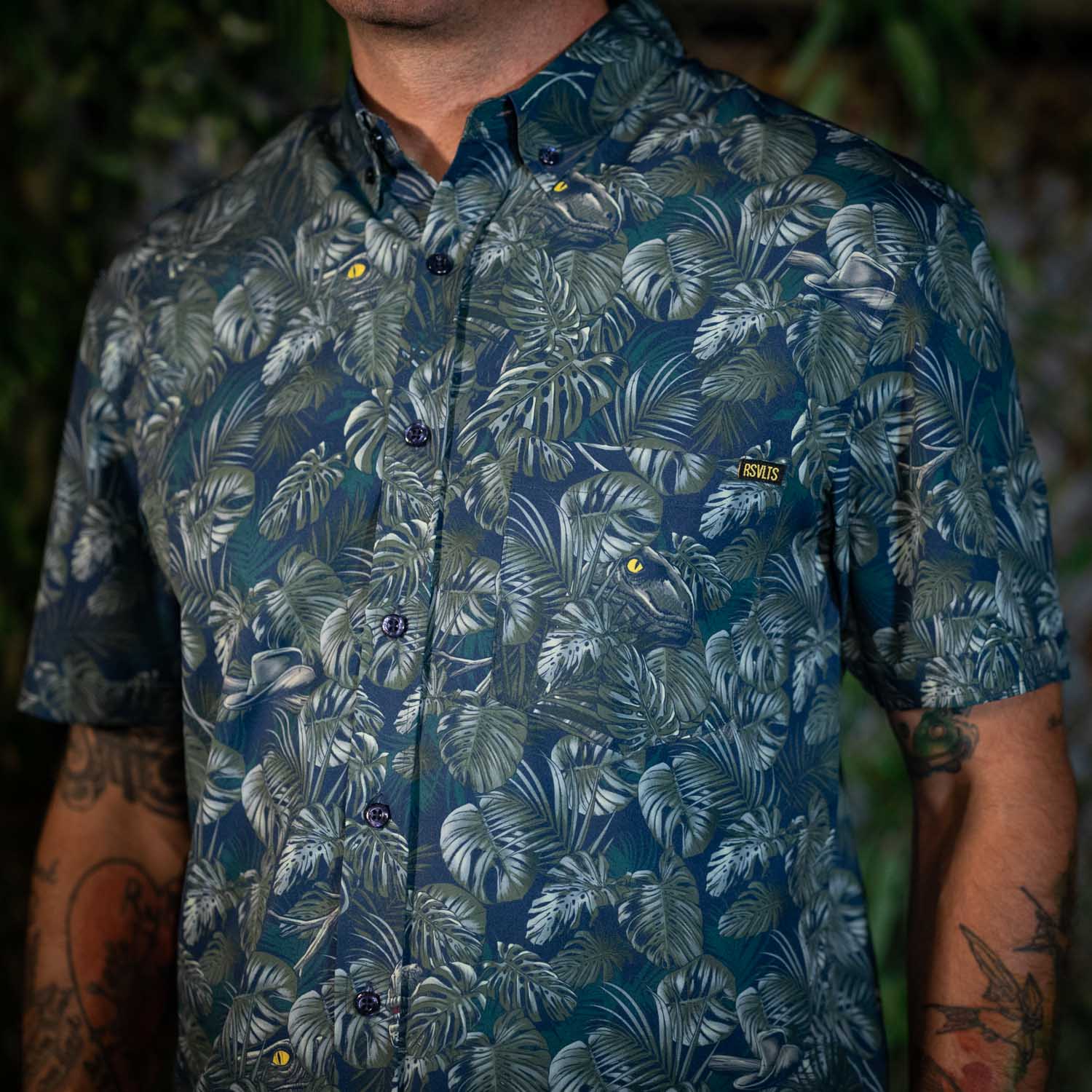 jurassic park clever girl hawaiian shirt 5097 Hzzir