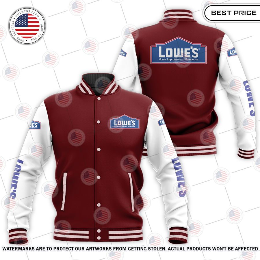 Lowe's Baseball Jacket Wow! What a picture you click