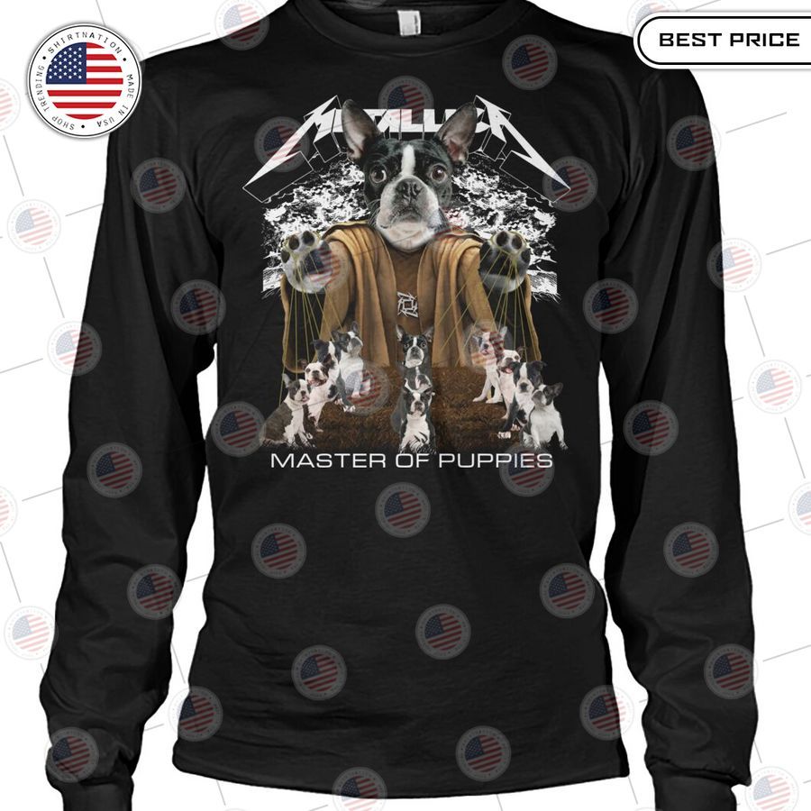 metallica boston terrier master of puppies shirt 2 843