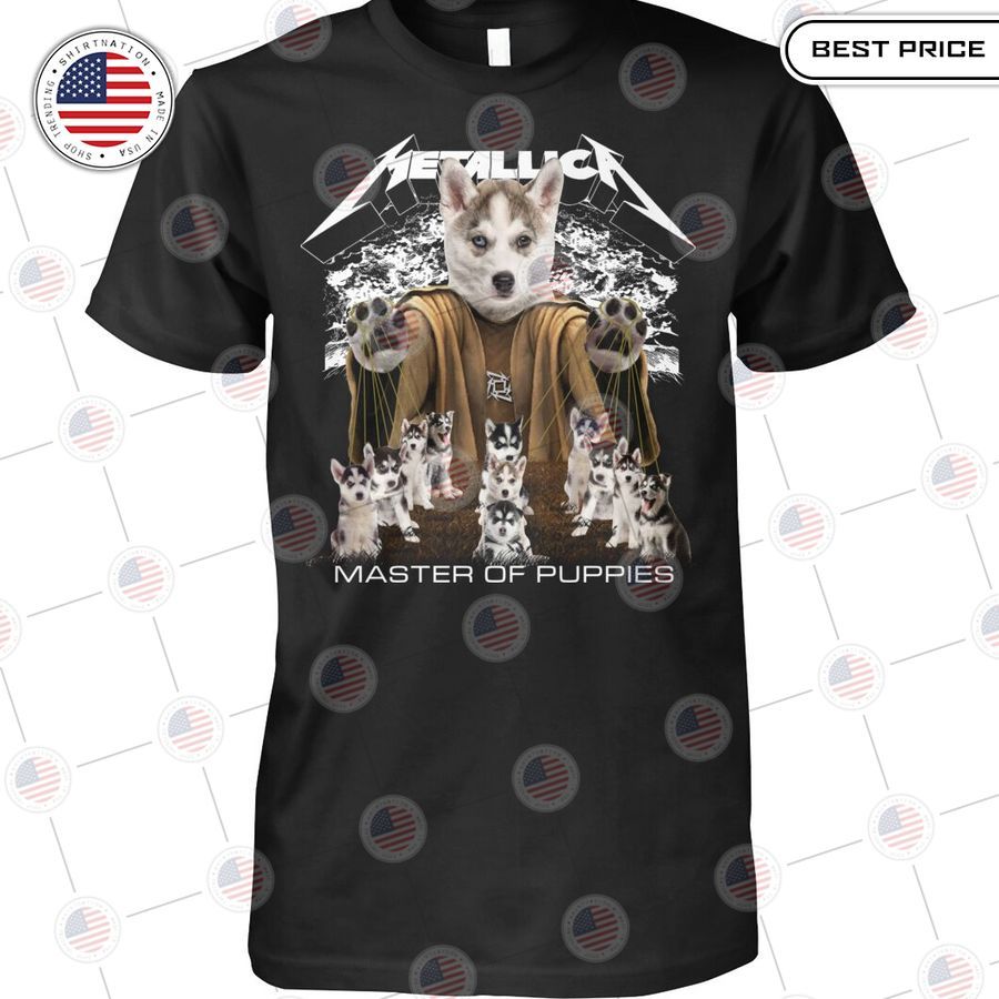 metallica siberian husky master of puppies shirt 1 836