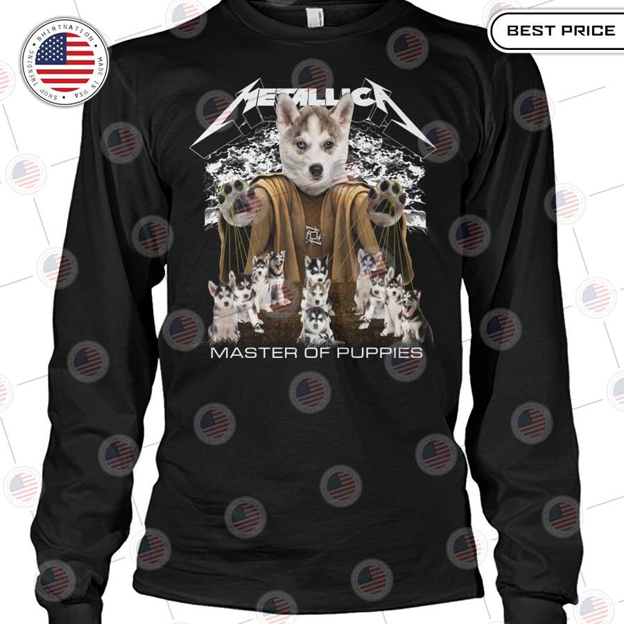 metallica siberian husky master of puppies shirt 2 605