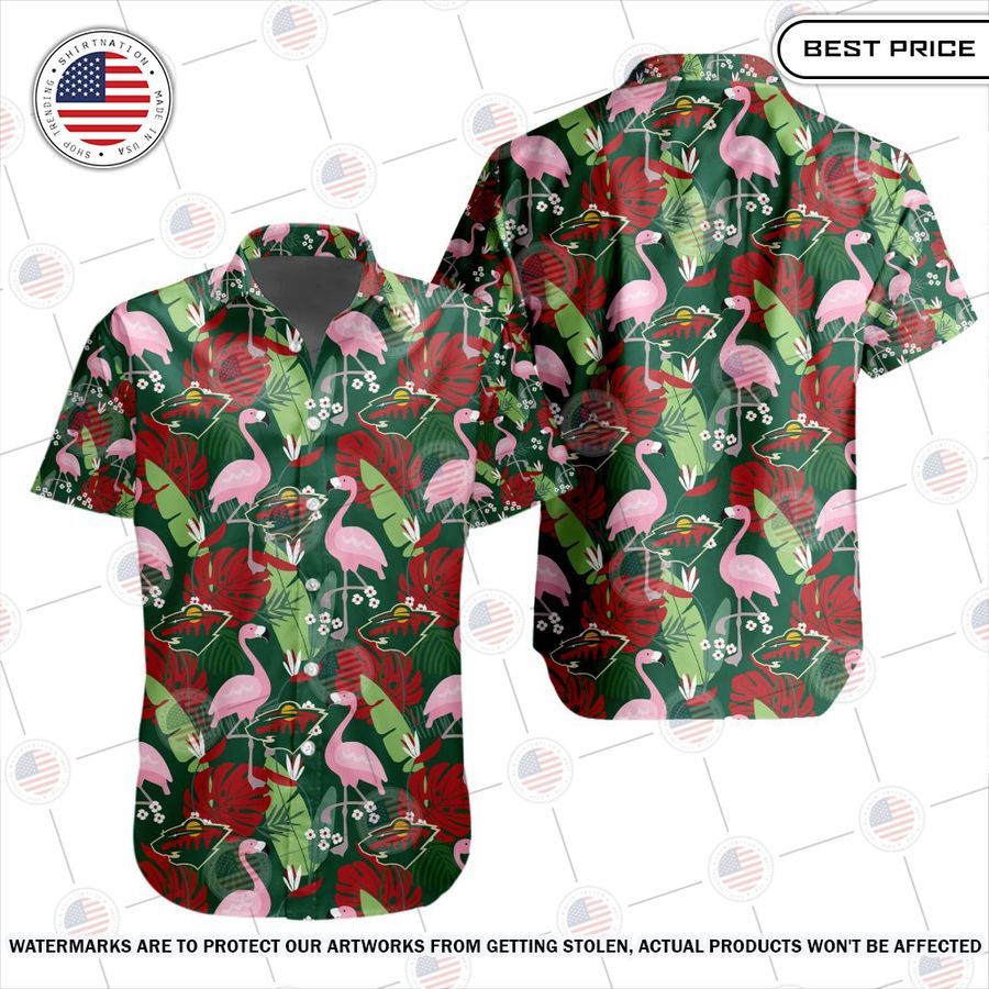 Minnesota Wild Flamingo Hawaiian Shirt My favourite picture of yours