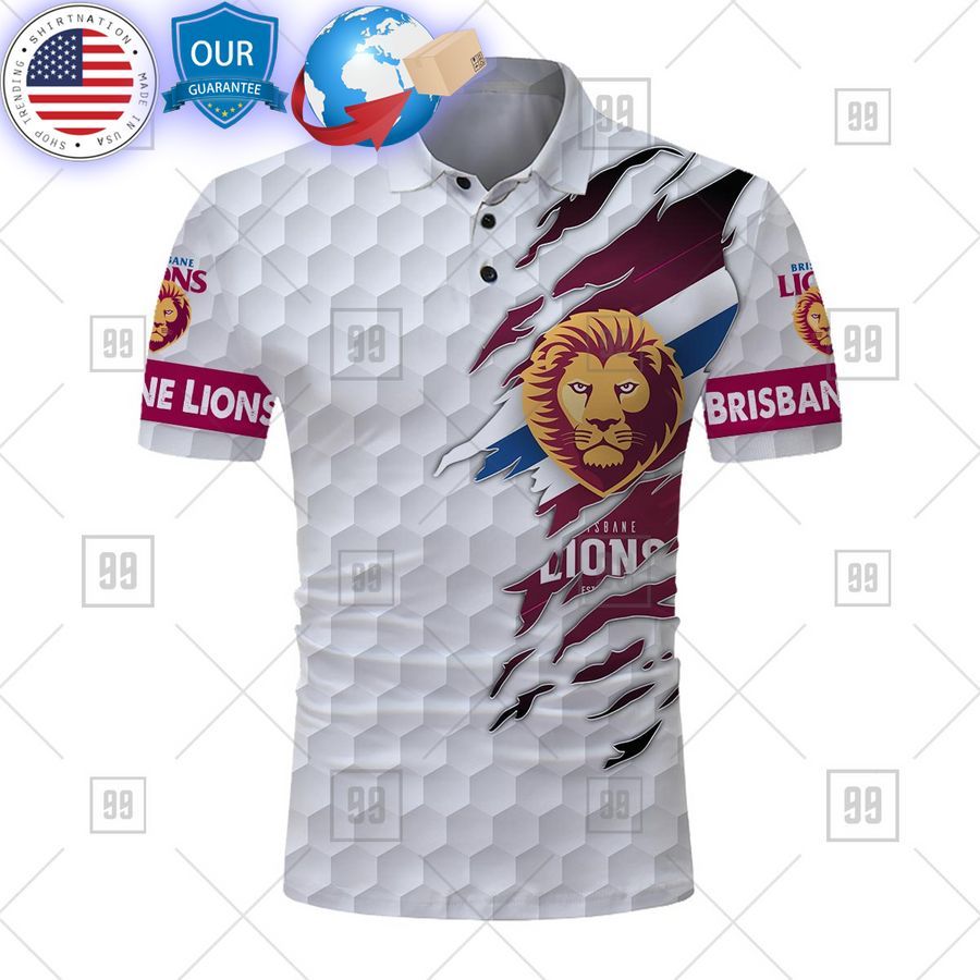 personalized golf afl brisbane lions polo shirt 2 184