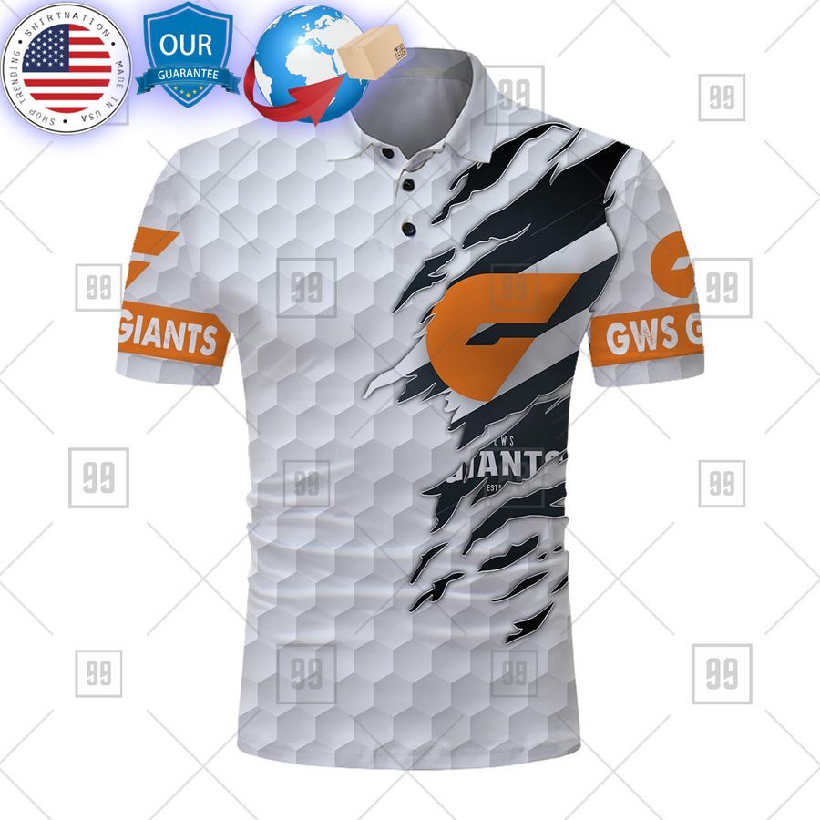 personalized golf afl greater western sydney giants polo shirt 2 389