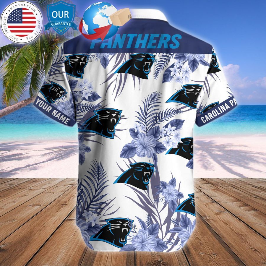 personalized hibiscus carolina panthers hawaiian shirt 2 414