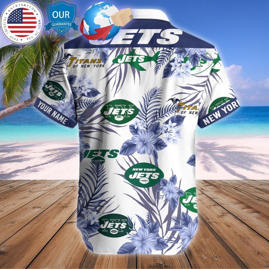 personalized hibiscus new york jets hawaiian shirt 2 360
