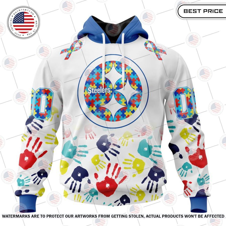 Pittsburgh Steelers Special Autism Awareness Design Custom Shirt My friends!