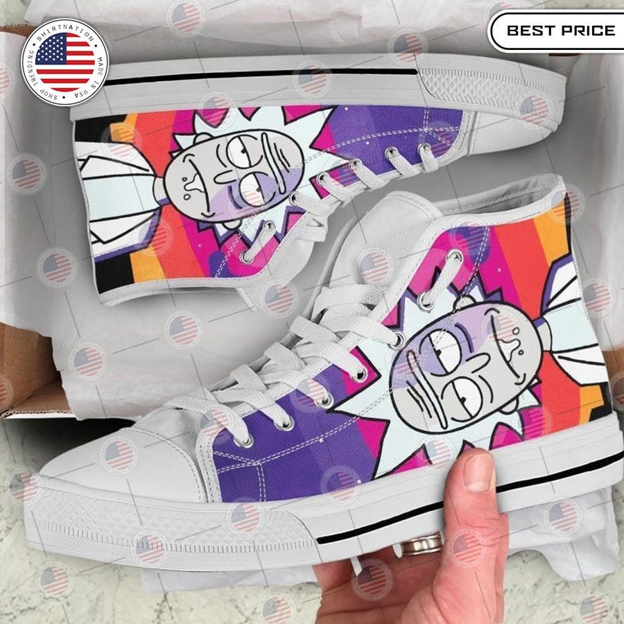 rick and morty canvas high top shoes 1 708
