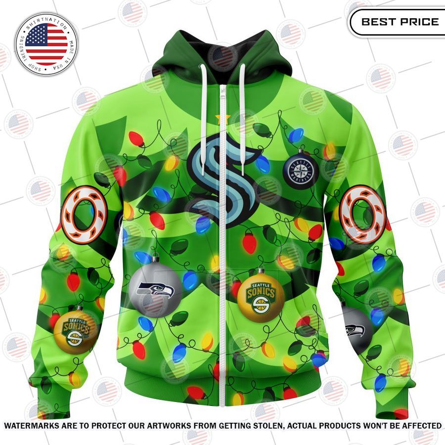 seattle kraken christmass tree color and citys sport teams custom hoodie 2 884.jpg