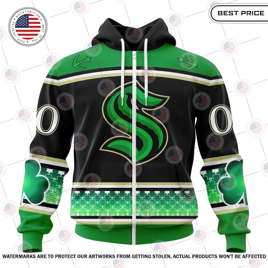 seattle kraken hockey celebrate st patricks day green custom hoodie 2 750.jpg