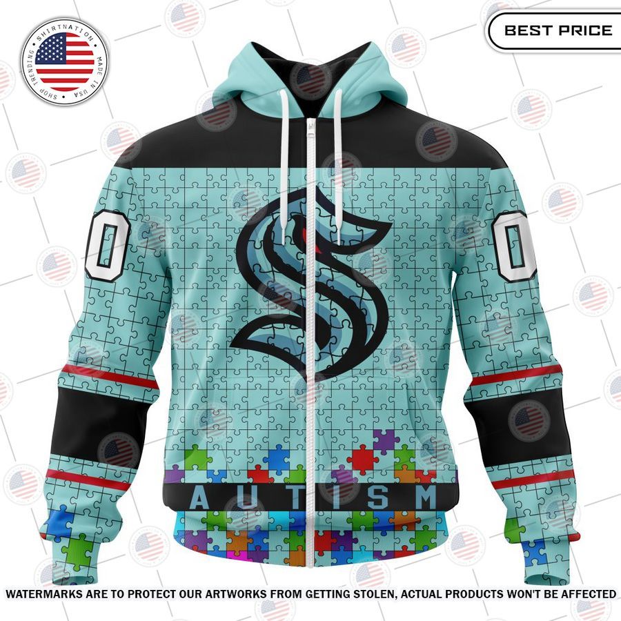 seattle kraken unisex kits hockey fights against autism custom hoodie 2 947.jpg