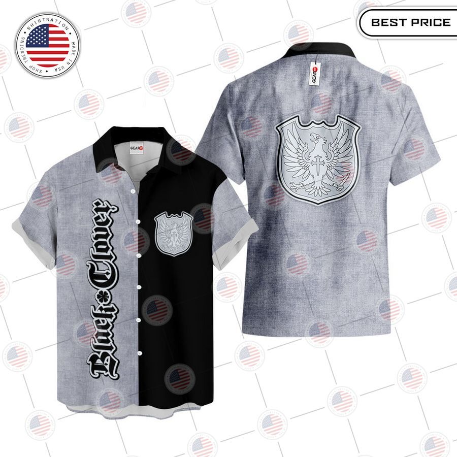 silver eagle black clover hawaiian shirt 1 286