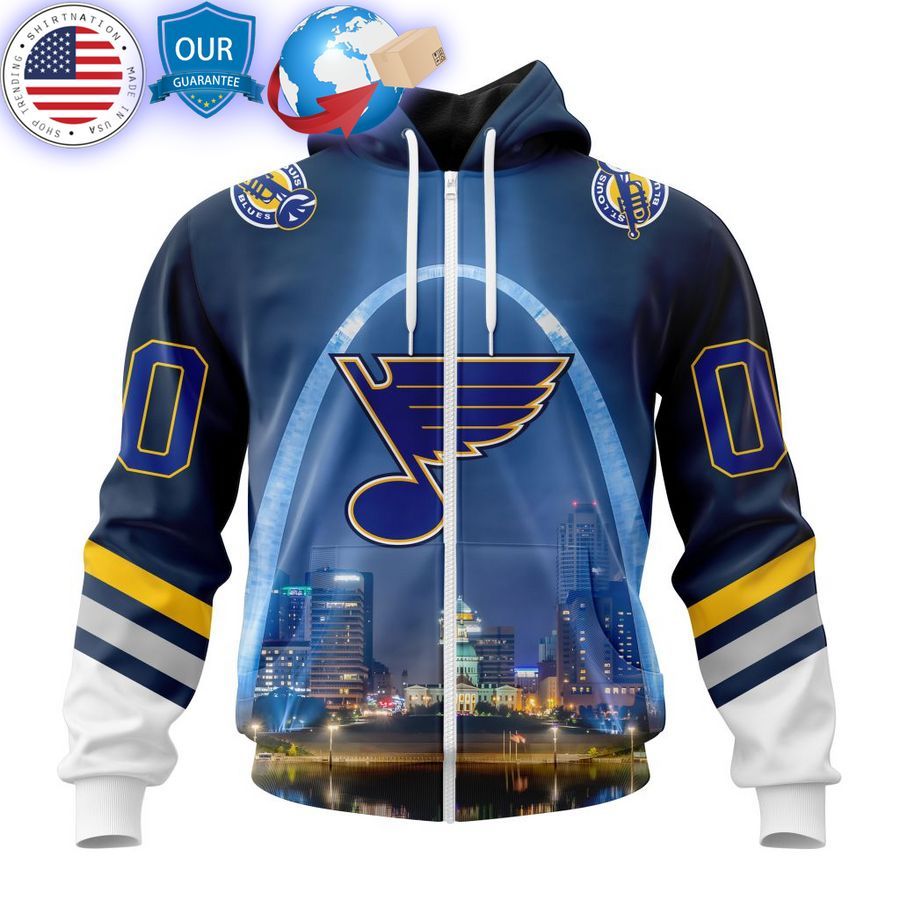 st louis blues special design with gateway arch custom shirt 2 680