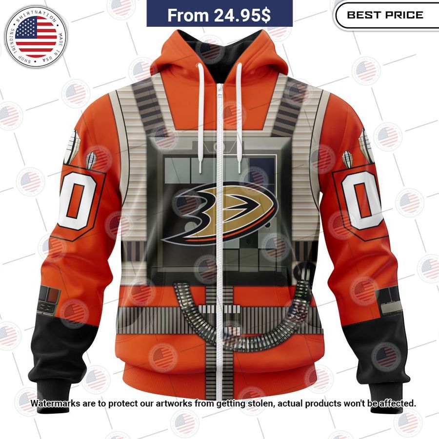 Anaheim Ducks Star Wars Rebel Pilot Design Custom Shirt Nice photo dude