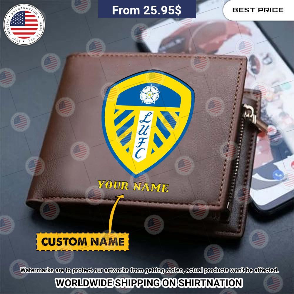 BEST Leeds United Custom Leather Wallets