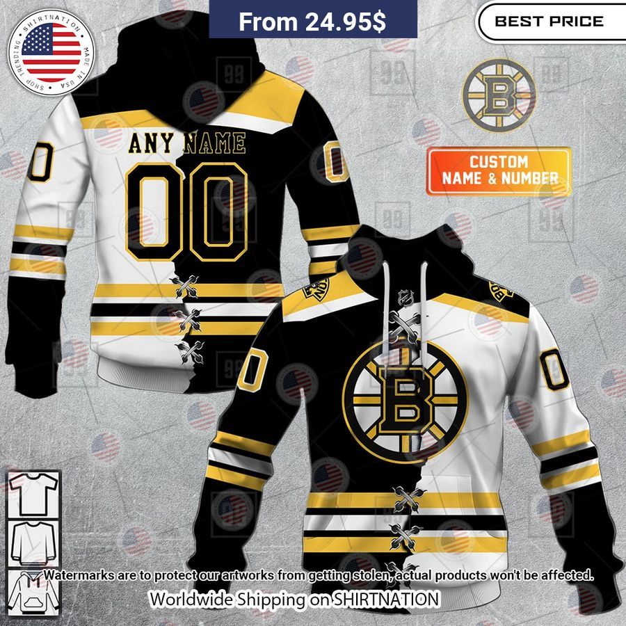boston bruins mix jersey 2023 custom hoodie 1 345