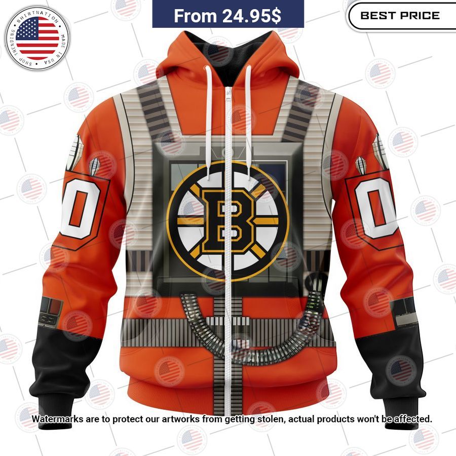 Boston Bruins Star Wars Rebel Pilot Design Custom Shirt Best click of yours