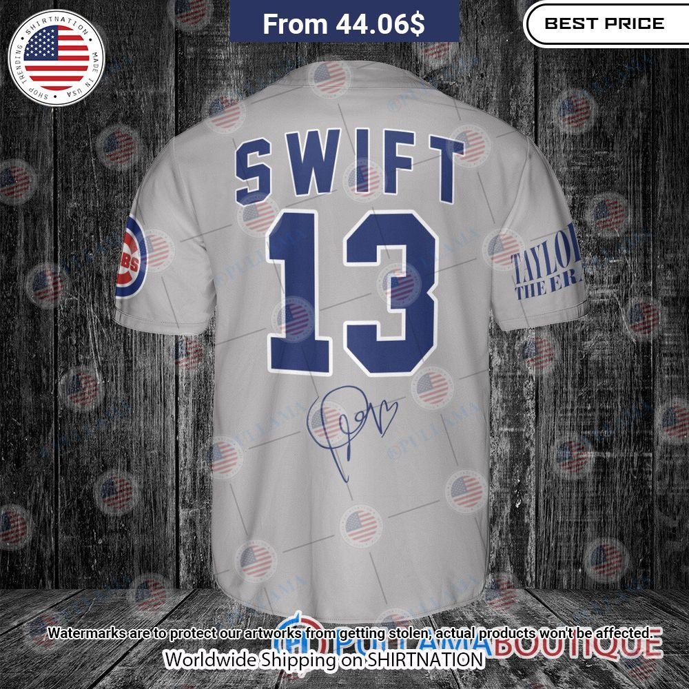 Chicago Cubs Taylor Swift Baseball Jersey Generous look