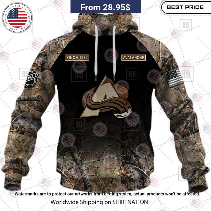 Colorado Avalanche Hunting Camo Custom Shirt I am in love with your dress