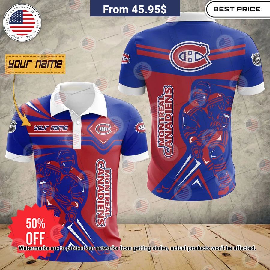 Custom Montreal Canadiens Special Polo You look too weak