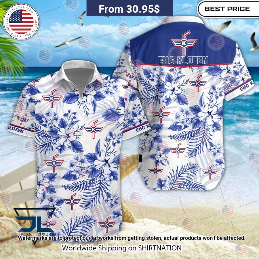 EHC Kloten Hawaiian Shirt