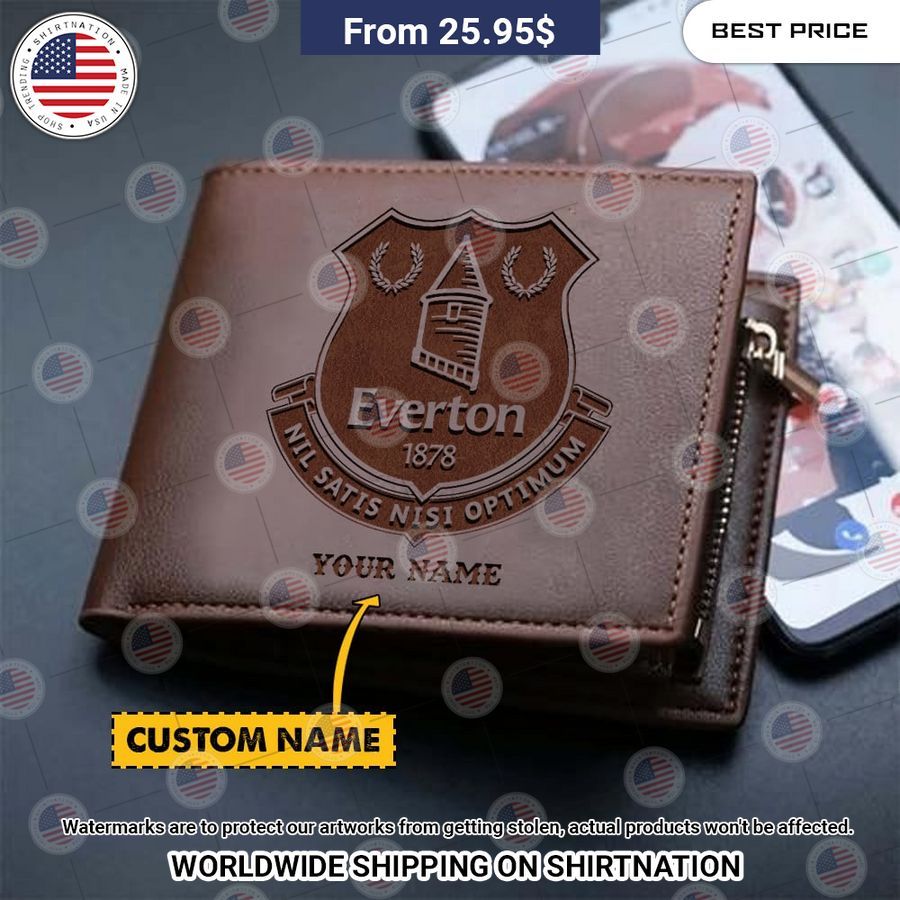 Everton Custom Leather Wallet Unique and sober