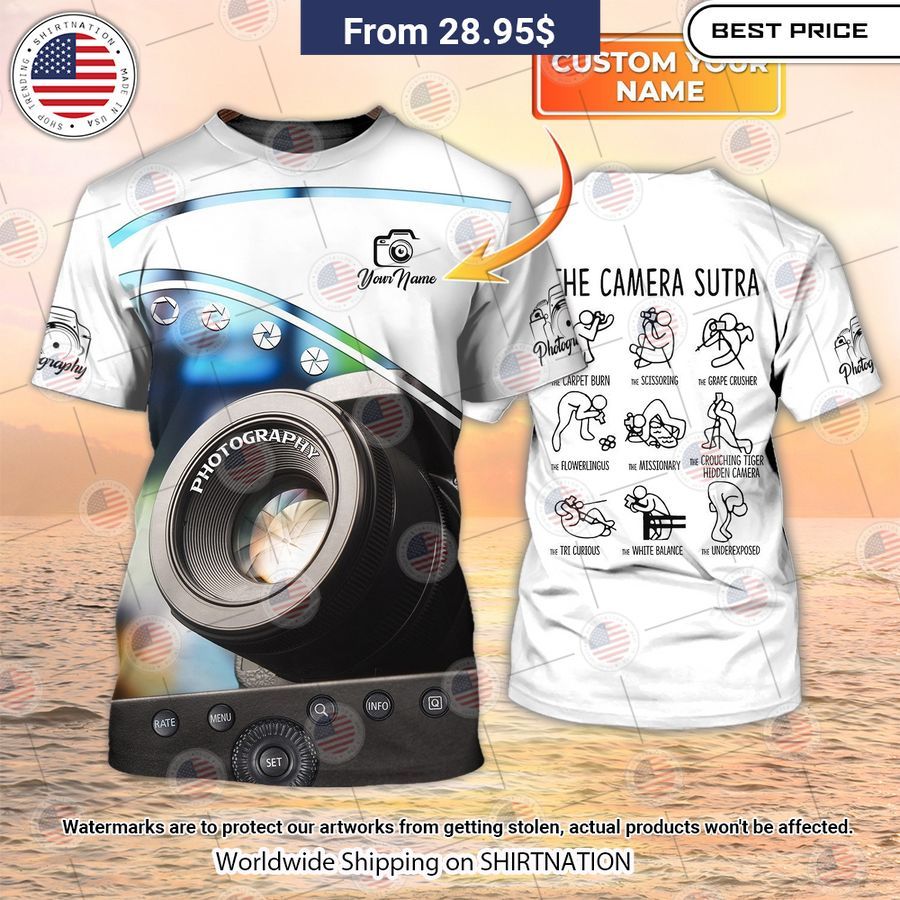 HOT The Camera Sutra T Shirt Natural and awesome