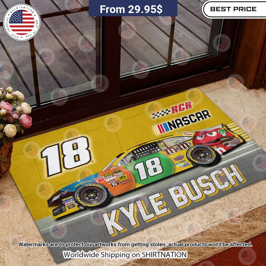 Nascar Kyle Busch Doormat