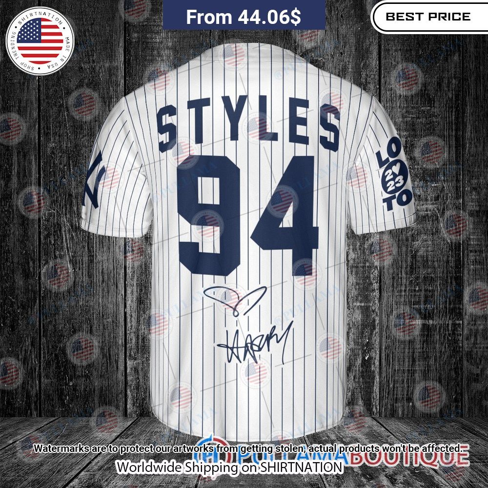 New York Yankees Harry Styles Baseball Jersey Unique and sober