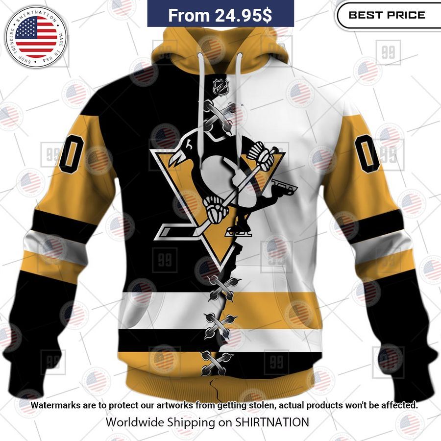 pittsburgh penguins mix jersey 2023 custom hoodie 2 539