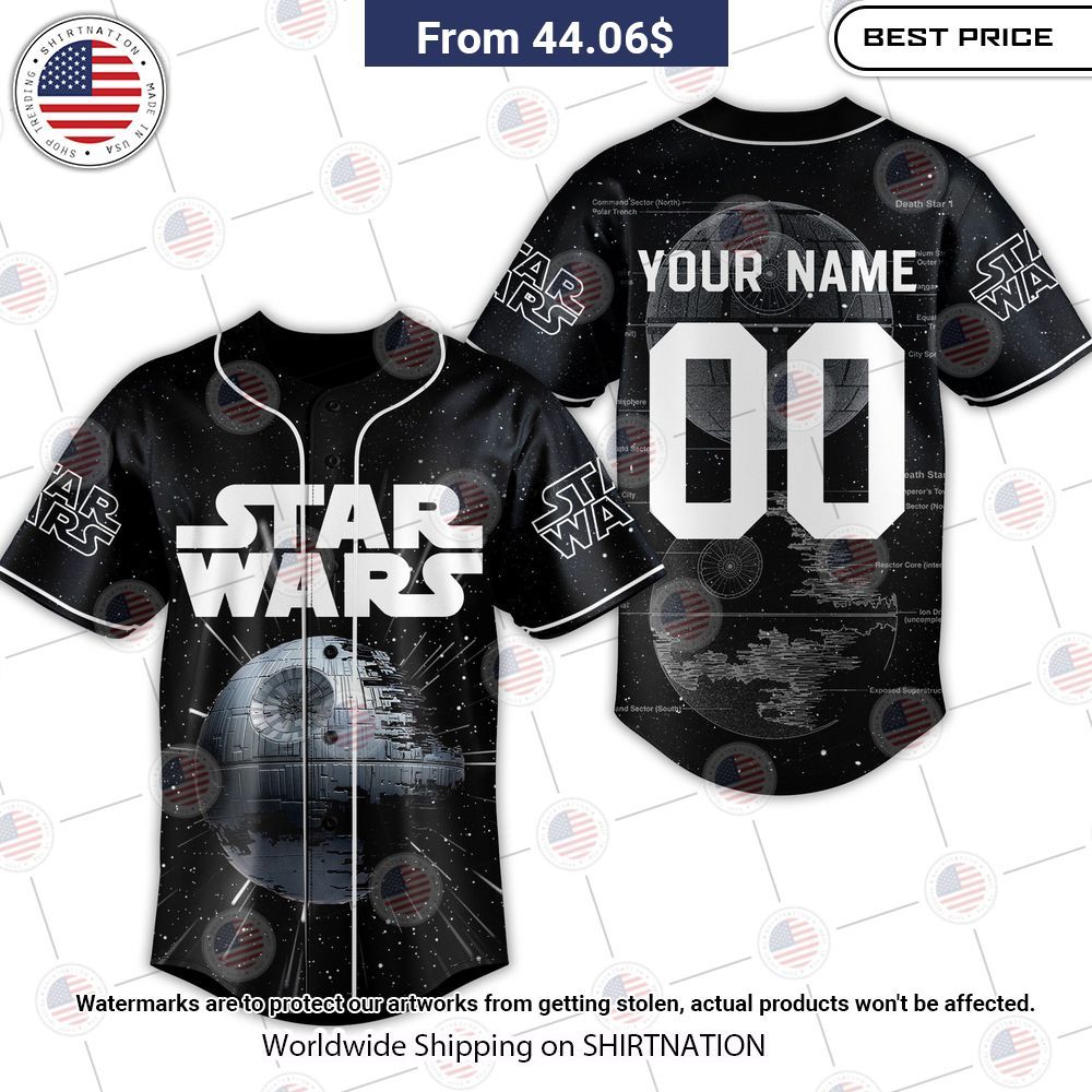 Star Wars Custom Baseball Jersey Damn good