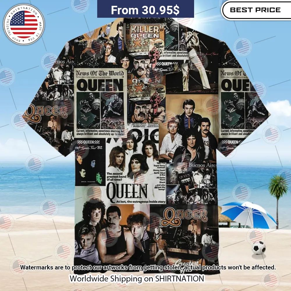 The Queen Eternal greatness Hawaiian Shirt Gang of rockstars