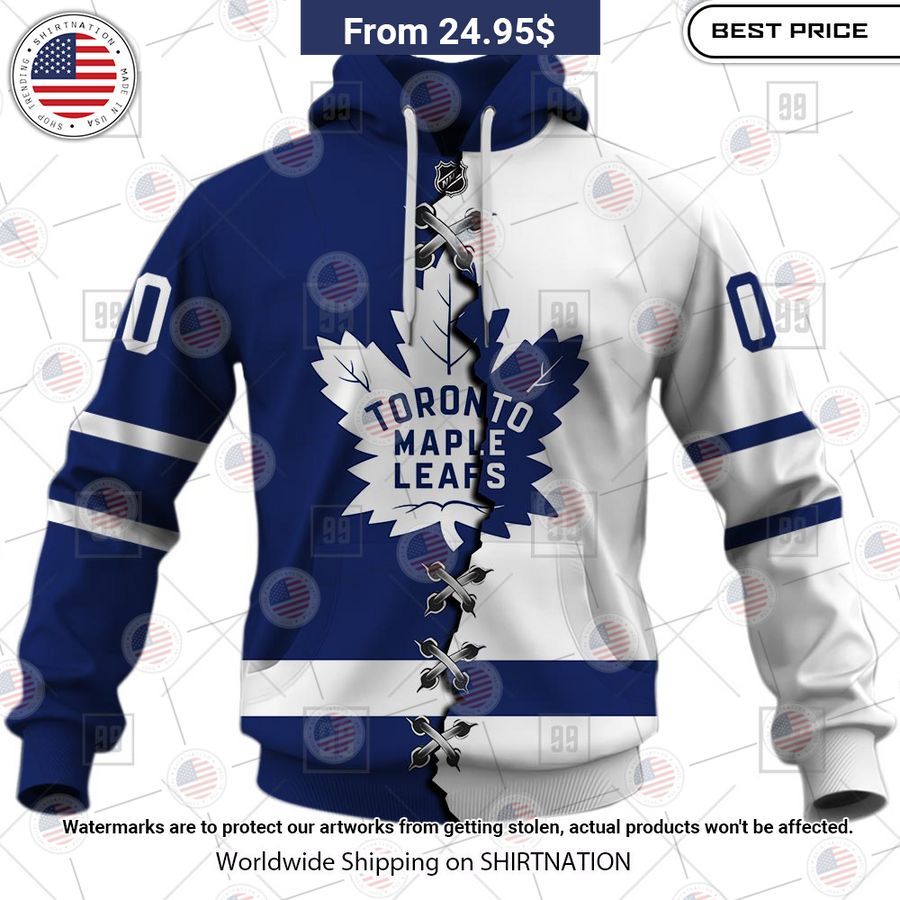 toronto maple leafs mix jersey 2023 custom hoodie 2 927