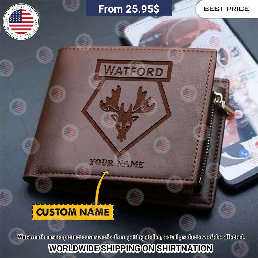 Watford Custom Leather Wallet She has grown up know