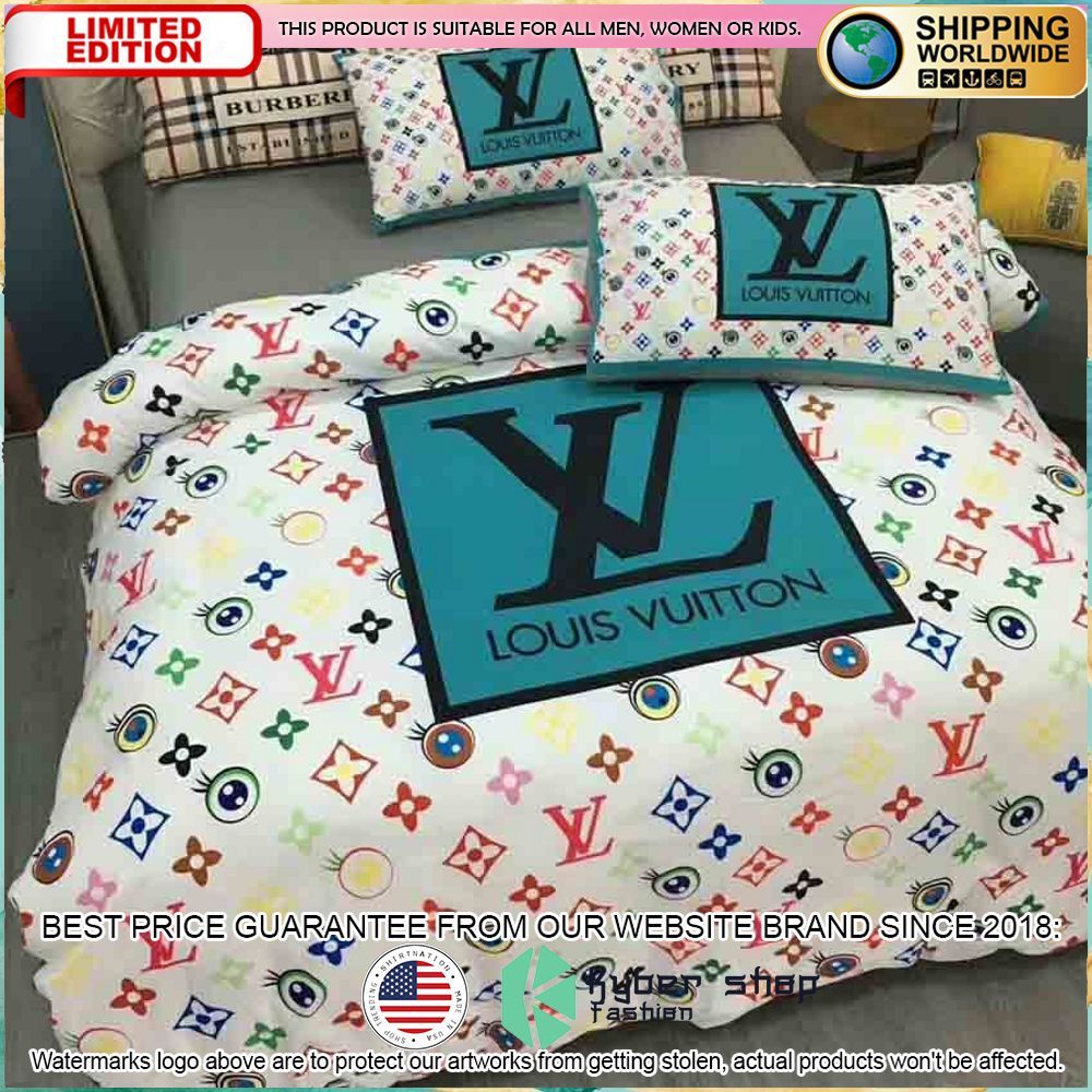 Louis Vuitton Supreme Red Duvet cover bedding set • Kybershop
